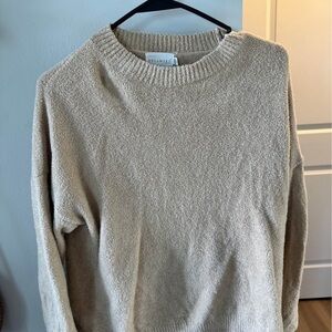 Cozy Cream Crewneck Sweater